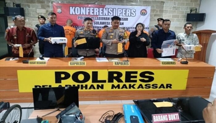 Komplotan Pembobol Kantor Kelurahan di Makassar Dibekuk Polisi