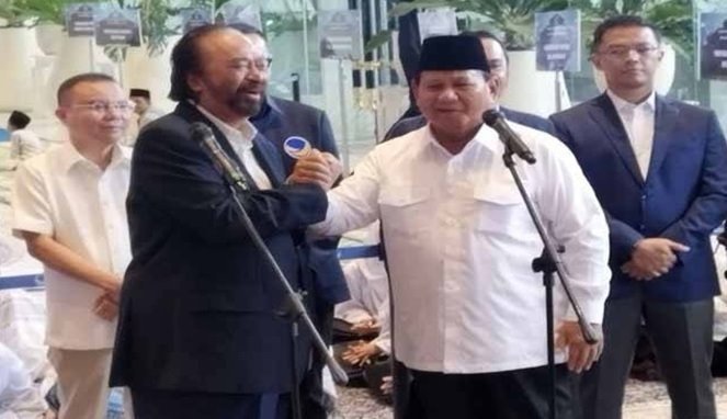 Bergabung Koalisi, Oposisi Parpol, Prabowo Subianto ,Rival Prabowo ,Surya Paloh