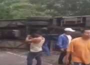 Bus ALS Terguling di Malalak, 1 Orang Meninggal Dunia