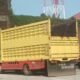Truk pengangkut pupuk subsidi yang diamankan polres jeneponto
