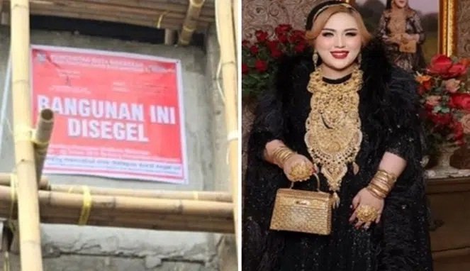 Hidup Glamor, Tanpa Izin Bangunan, Rumah Mewah Mira Hayati Disegel