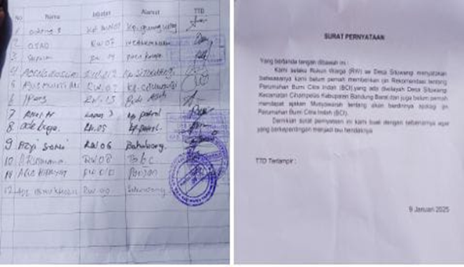 Tanpa Izin Warga, Proyek Perumahan BCI Diduga Langgar Aturan!