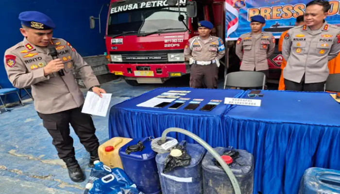 Aksi Gelap di Laut Balikpapan! Mobil Bunker BBM Subsidi Disita Polisi