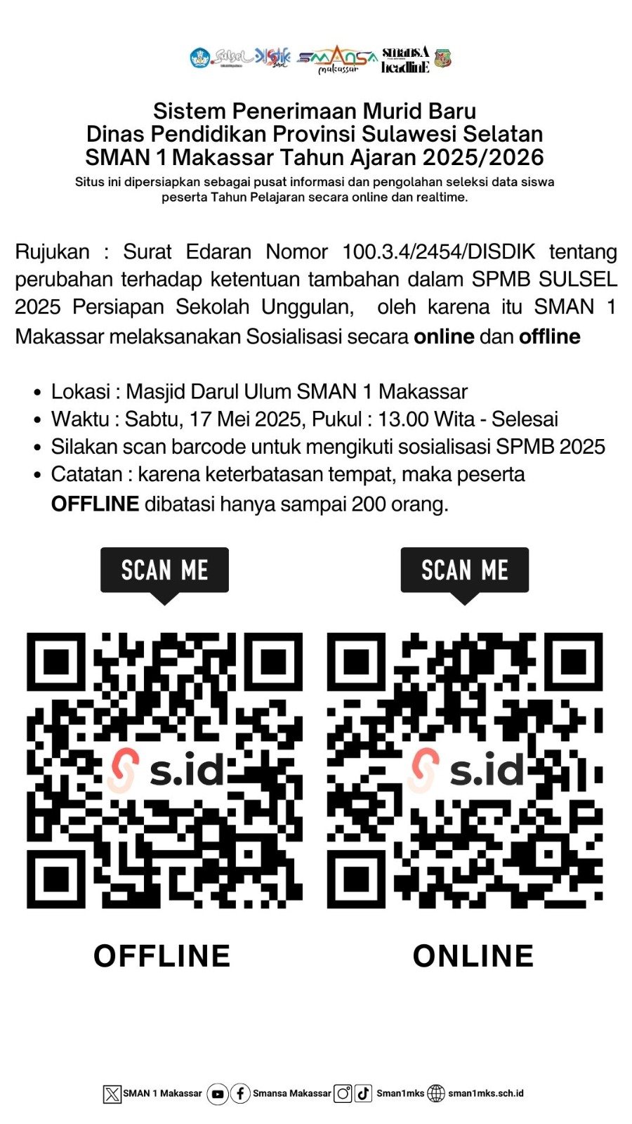 Demi Transparansi, SMAN 1 Makassar Buka-Bukaan Soal Proses Seleksi SPMB