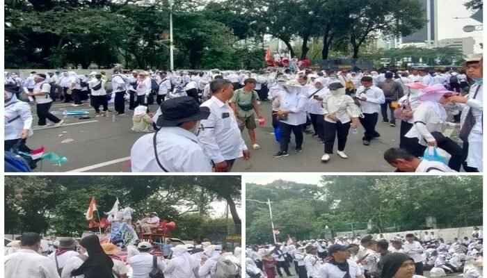 Massa Honorer Non-Database R4 Berunjuk Rasa, Tuntut Kepastian PPPK