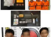 Polres Simalungun Tangkap Tiga Tersangka Narkoba, Amankan 8,12 Gram Sabu