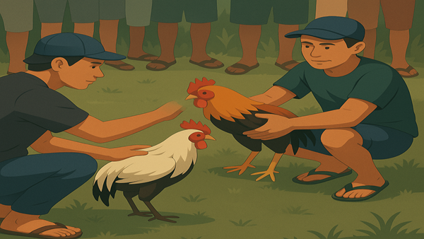 Tak Tersentuh Aparat, Judi Sabung Ayam di Kajang Tumbuh Subur