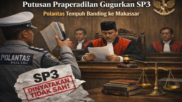 Tak Ada Tersangka, Tak Ada Tes Urine, Hakim Nilai Penyidikan Polantas Sinjai Bermasalah