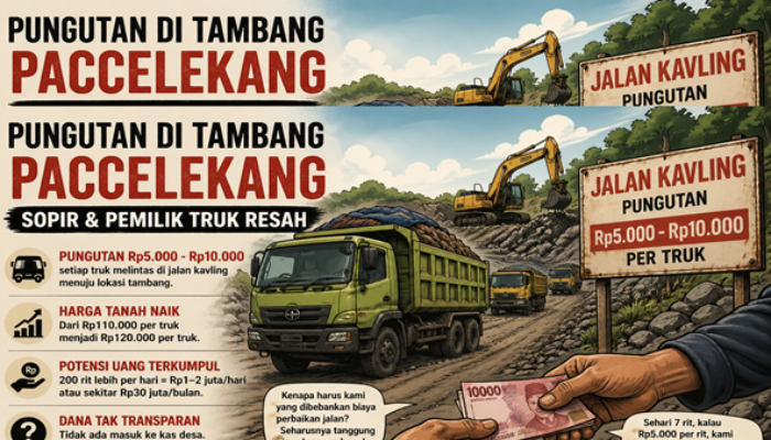 Diduga Ada Pungli di Tambang Gowa, Sopir Diperas hingga Rp35 Ribu per Hari