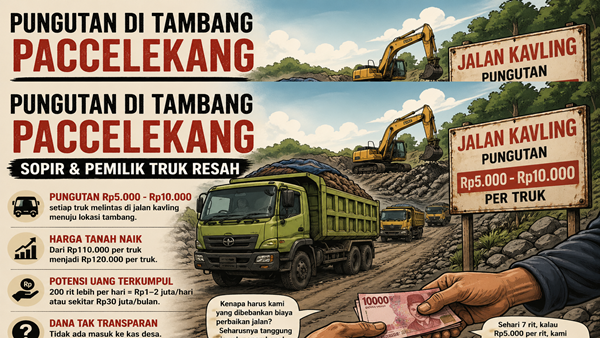 Diduga Ada Pungli di Tambang Gowa, Sopir Diperas hingga Rp35 Ribu per Hari