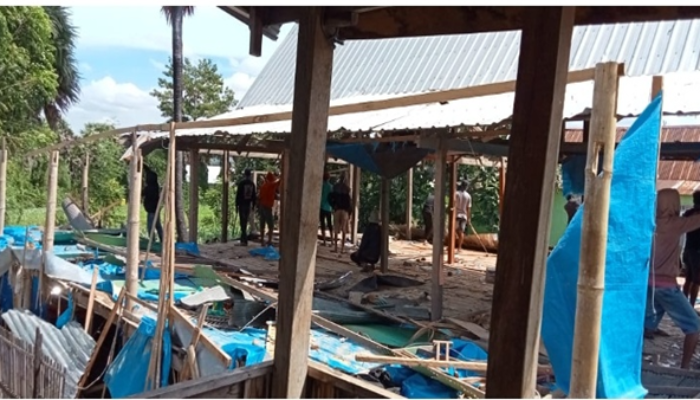 Sadis! Rumah Tak Bersalah Diratakan, Dalang Pengrusakan Belum Tersentuh Hukum