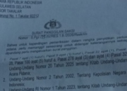 Polres Takalar Panggil Istri Terpidana, Padahal Kasus Sudah Inkrah