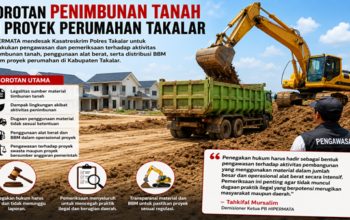 Tahkifal Mursalim Warning Aparat Soal Aktivitas Timbunan Tanah di Takalar