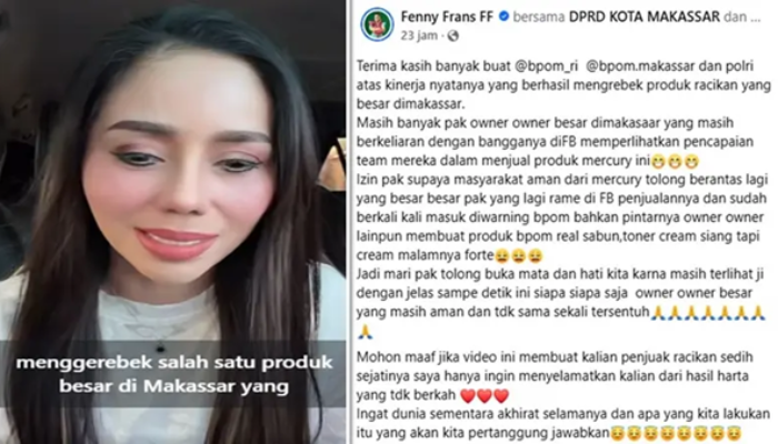 Fenny Frans Minta Produk Merkuri Diberantas, Netizen Malah Ramai Menyindir