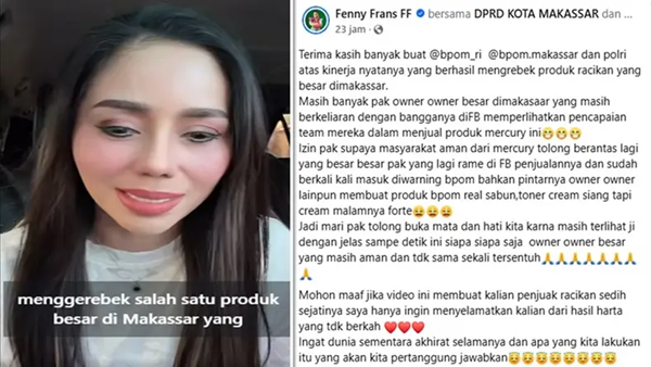 Fenny Frans Minta Produk Merkuri Diberantas, Netizen Malah Ramai Menyindir
