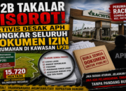Jangan Ada yang Ditutupi! Aktivis Minta APH Buka Dokumen Perumahan Rachita di Kawasan LP2B
