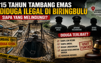 Tambang Emas Diduga Beroperasi Belasan Tahun, Aroma Pembiaran Kini Disorot Tajam