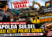 Poros Rakyat Indonesia Semprot Pengawasan Polres Gowa, Tambang Ilegal Masih Merajalela