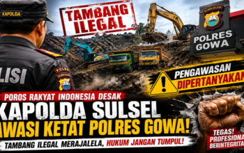 Poros Rakyat Indonesia Semprot Pengawasan Polres Gowa, Tambang Ilegal Masih Merajalela