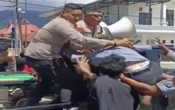 Video Viral Demo Bombana, FRI Desak Kapolda Sultra Copot Kapolres