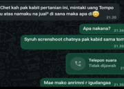 Belum Ada Klarifikasi, Polemik Percakapan WhatsApp yang Diduga Seret Nama Kabid PSP Terus Bergulir