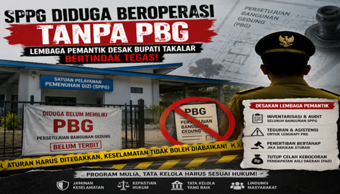 SPPG Diduga Beroperasi Tanpa PBG, Lembaga Pemantik Desak Satpol PP Turun Tangan