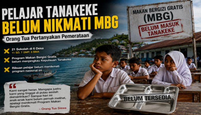 Tanakeke Masih Menunggu MBG, Ribuan Pelajar Belum Rasakan Program Presiden