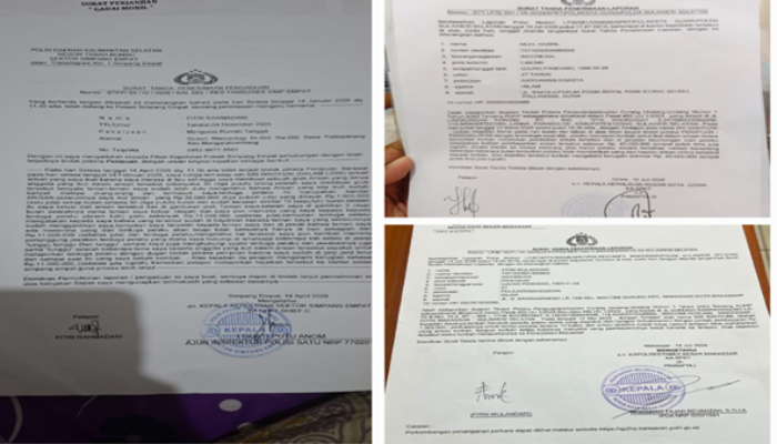 Ratusan Juta Diduga Raib, SW Dilaporkan di Lima Wilayah Kepolisian