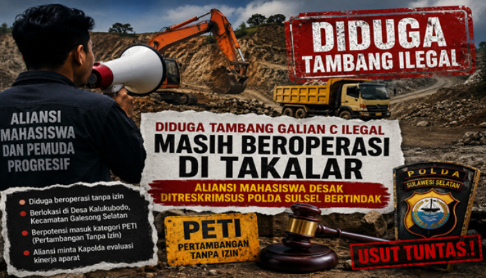 Diduga Ada Aktivitas Galian C Tanpa Izin, Ditreskrimsus Polda Sulsel Didesak Bergerak Cepat