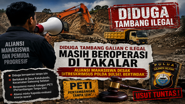 Diduga Ada Aktivitas Galian C Tanpa Izin, Ditreskrimsus Polda Sulsel Didesak Bergerak Cepat