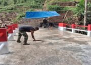 Jembatan ARMCO Hampir Rampung, Dandim Gowa Apresiasi Sinergi TNI dan Warga