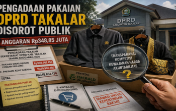 Rp348 Juta untuk Baju DPRD Takalar, Penyedia Itu Lagi Jadi Sorotan