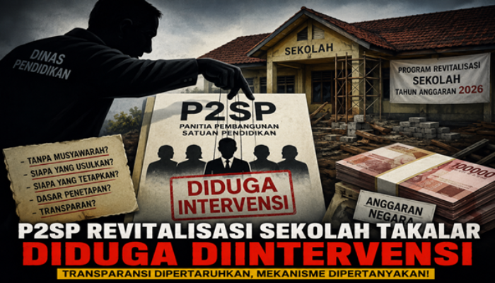 P2SP Revitalisasi Sekolah Takalar Diduga Diintervensi, Siapa yang Bermain?