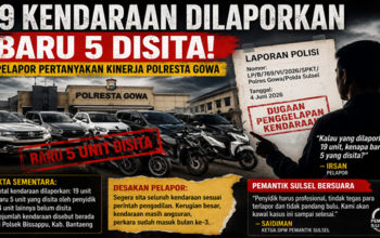 Sudah Berstatus Tersangka, 14 Kendaraan Belum Disita, Penanganan Kasus Gowa Dipertanyakan