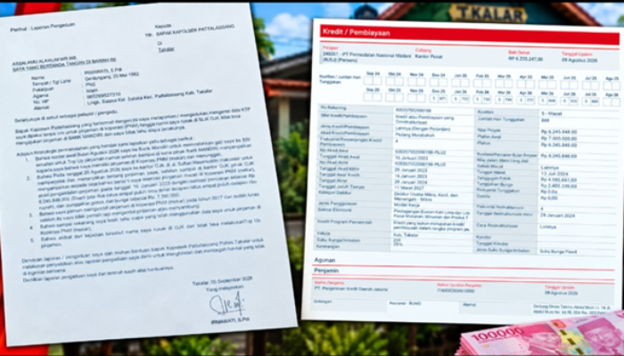 Nama Masuk SLIK OJK, Warga Takalar Adukan Dugaan Penyalahgunaan Data ke Polisi