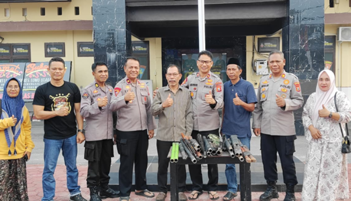 Wakapolres Luwu Utara Apresiasi Munte-Karondang, 60 Pucuk Senjata Diserahkan Sukarela