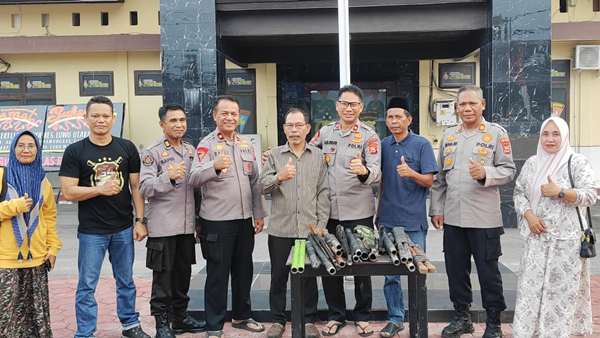 Wakapolres Luwu Utara Apresiasi Munte-Karondang, 60 Pucuk Senjata Diserahkan Sukarela