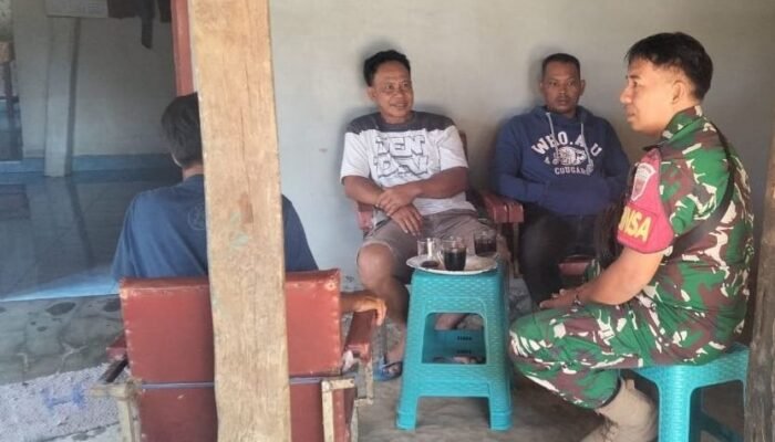 Babinsa Jipang Ajak Warga Jaga Keamanan Wilayah