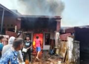 Kebakaran Hebat Hanguskan Empat Rumah di Pasar Tua Malino