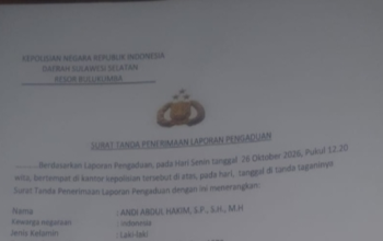 Minta Kasus Ditindaklanjuti, Andi Abdul Hakim Adukan Dugaan Penghinaan ke Polres Bulukumba