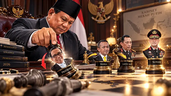 Prabowo Ubah Susunan Kabinet, Pratikno Lengser, Bahlil-Sigit Bergeser, Suyudi Kapolri