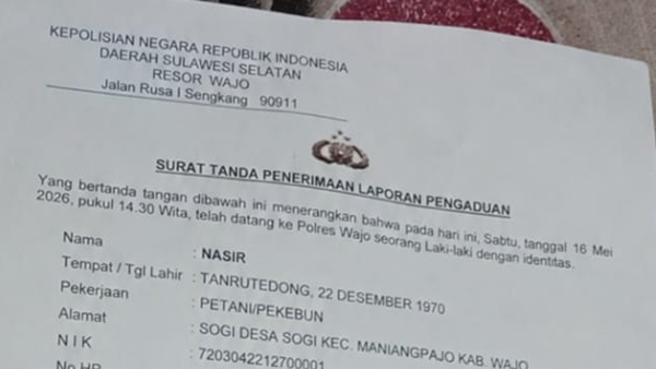 Nasib Tragis Petani Wajo: Uang Ludes Rp25,4 Juta, Mobil Tak Beres, Terlapor Belum Ditemukan